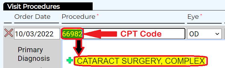 CPT Code in Doctorsoft
