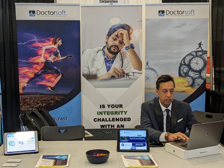Doctorsoft booth at AAO Conference 2023 Doctorsoft